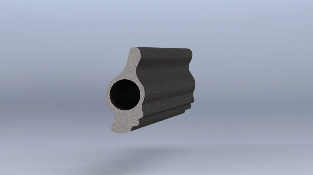 Special shaped line of car seat belt lock block.html 产品图片